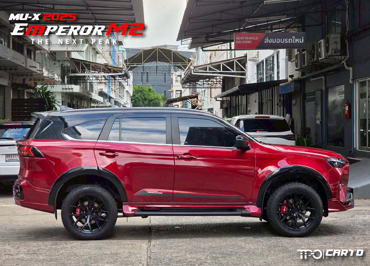 ชุดแต่ง CARTO EMPEROR M2 สำหรับ Isuzu MU-X 2025 ดีไซน์สปอร์ตพรีเมียม