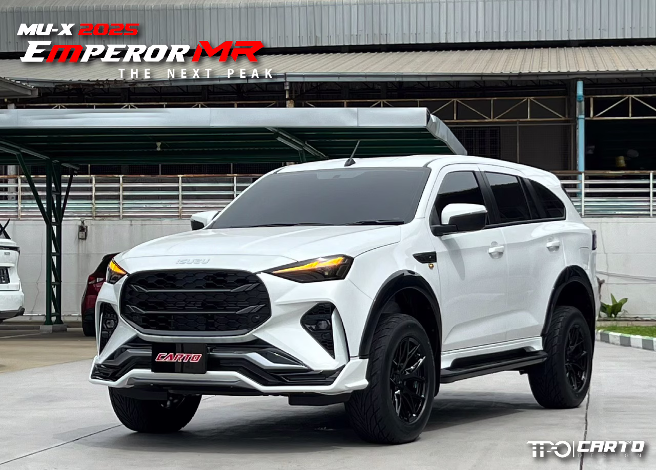 ชุดแต่ง CARTO EMPEROR MR สำหรับ Isuzu MU-X 2025 ดีไซน์สปอร์ตพรีเมียม