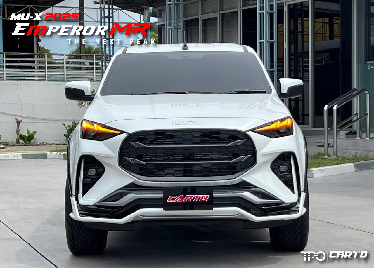 ชุดแต่ง CARTO EMPEROR MR สำหรับ Isuzu MU-X 2025 ดีไซน์สปอร์ตพรีเมียม