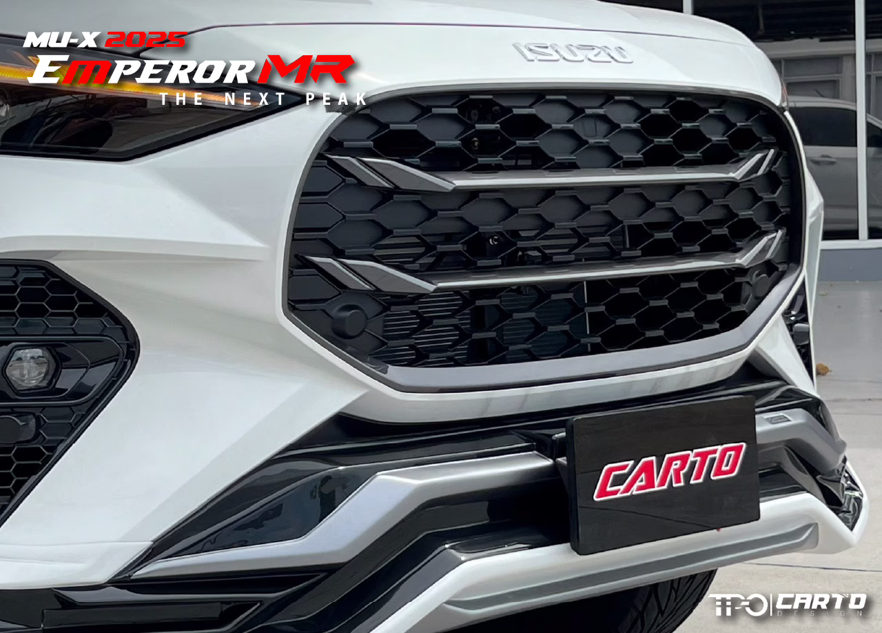 ชุดแต่ง CARTO EMPEROR MR สำหรับ Isuzu MU-X 2025 ดีไซน์สปอร์ตพรีเมียม