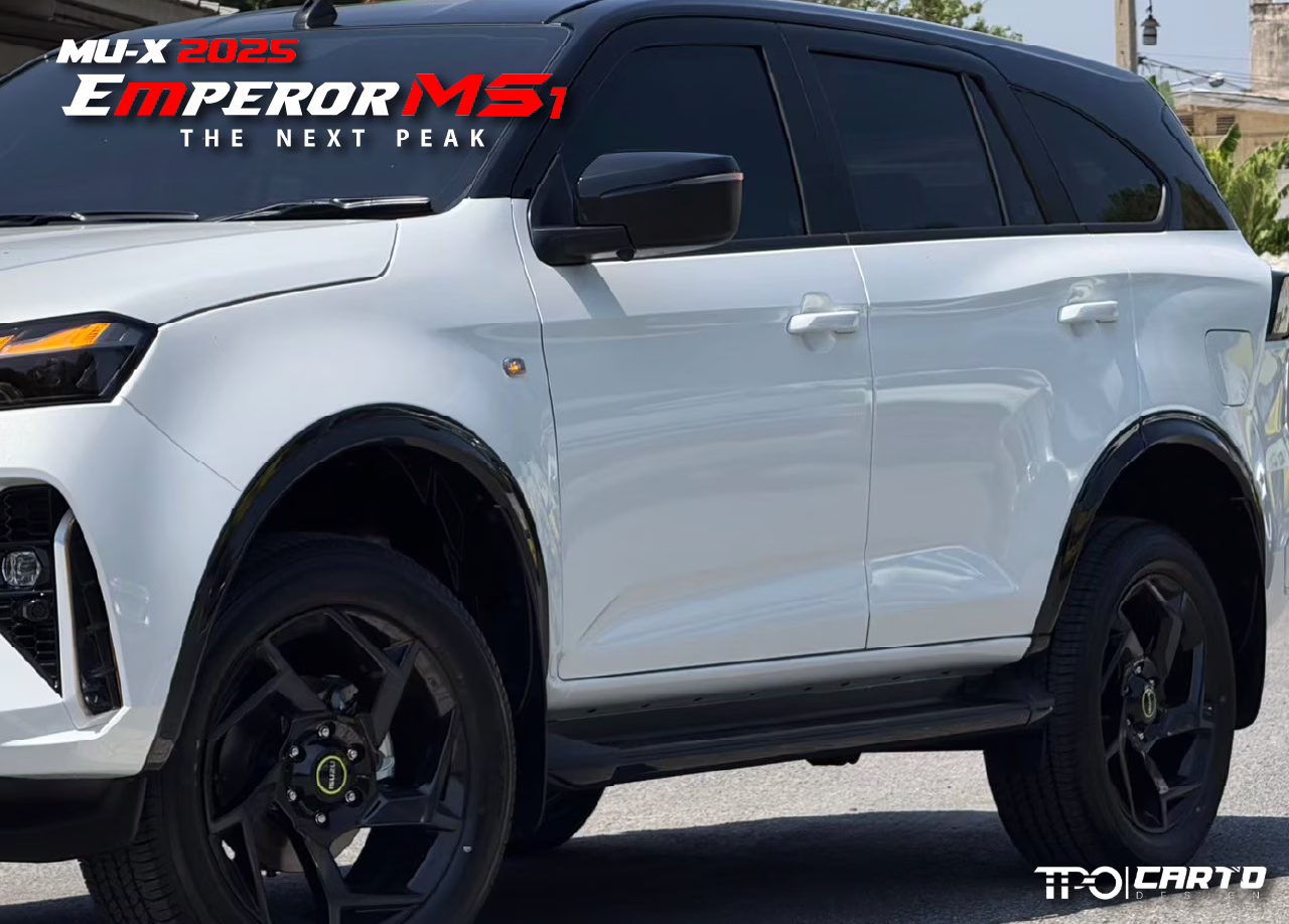 ชุดแต่ง CARTO EMPEROR MS1 สำหรับ Isuzu MU-X 2025 ดีไซน์สปอร์ตพรีเมียม