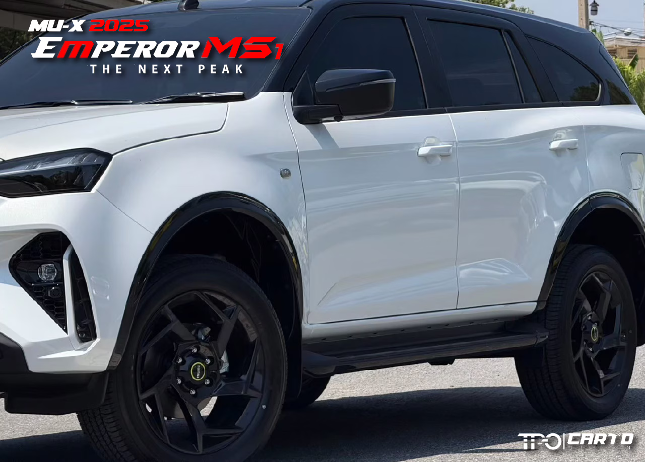 ชุดแต่ง CARTO EMPEROR MS1 สำหรับ Isuzu MU-X 2025 ดีไซน์สปอร์ตพรีเมียม