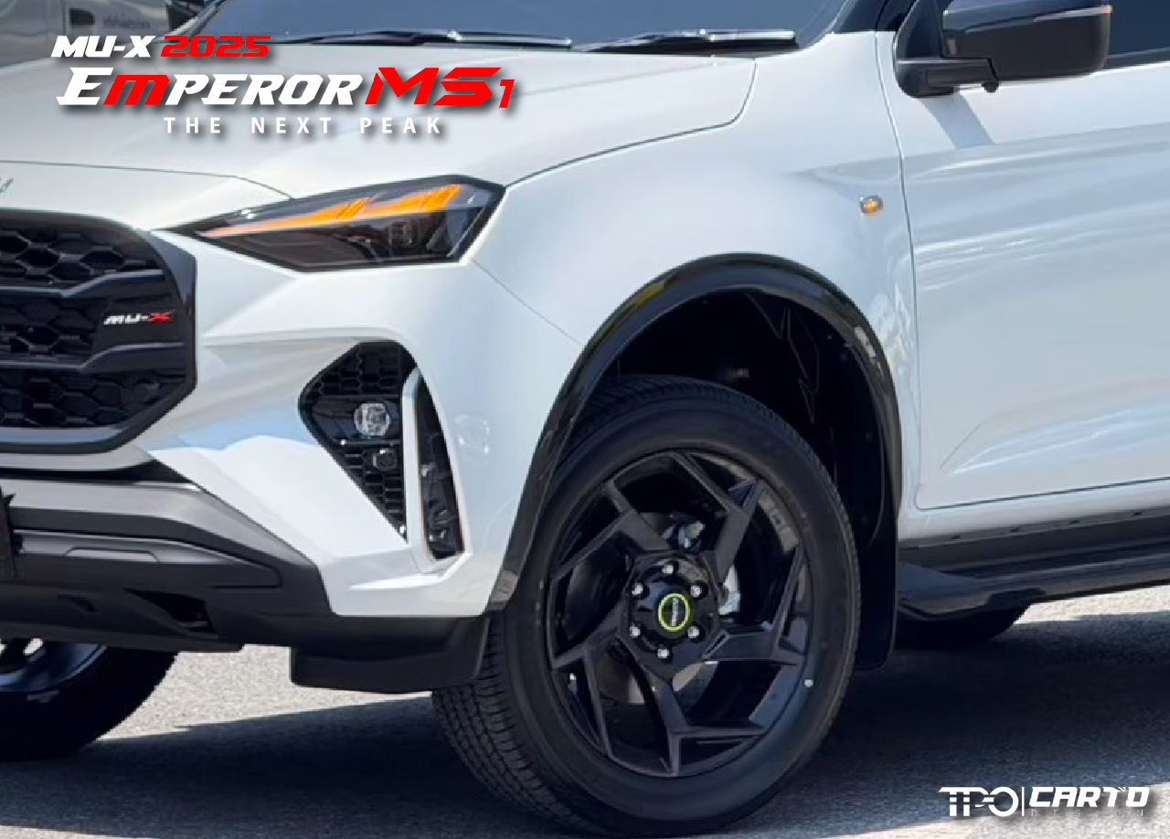 ชุดแต่ง CARTO EMPEROR MS1 สำหรับ Isuzu MU-X 2025 ดีไซน์สปอร์ตพรีเมียม
