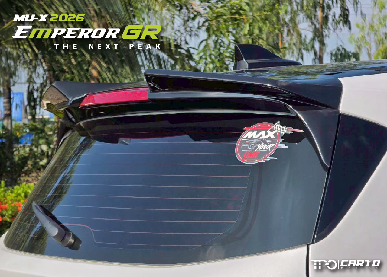 ชุดแต่ง CARTO Emperor GR สำหรับ Isuzu MU-X 2026 ดีไซน์สปอร์ตพรีเมียม