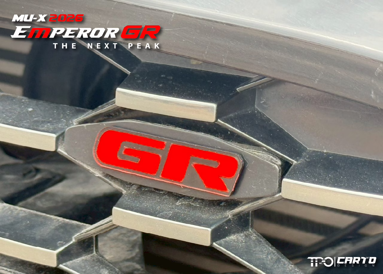 ชุดแต่ง CARTO Emperor GR สำหรับ Isuzu MU-X 2026 ดีไซน์สปอร์ตพรีเมียม
