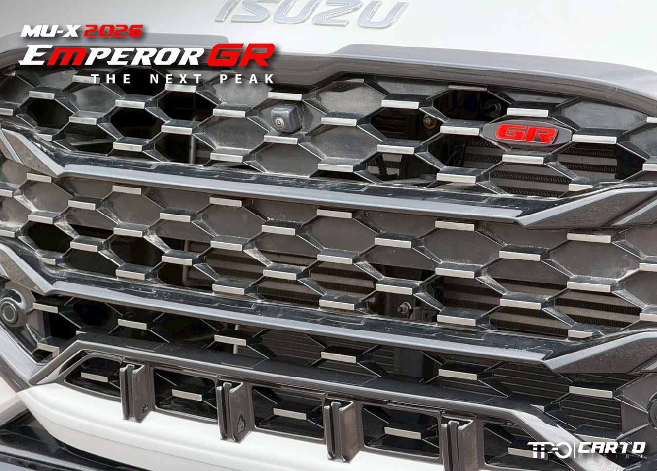 ชุดแต่ง CARTO Emperor GR สำหรับ Isuzu MU-X 2026 ดีไซน์สปอร์ตพรีเมียม