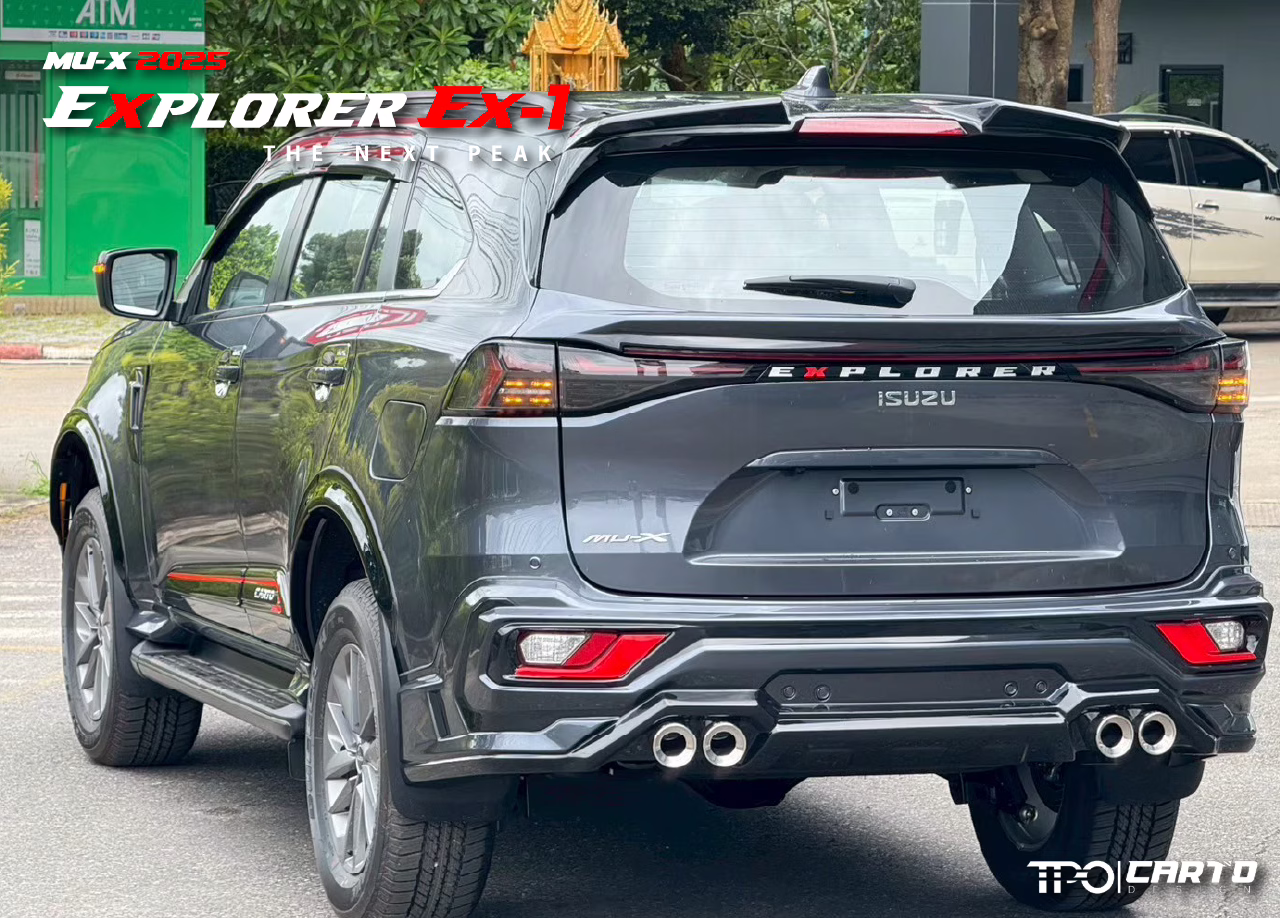 ชุดแต่ง CARTO EXPLORER EX-1 สำหรับ Isuzu MU-X 2025 ดีไซน์สปอร์ตพรีเมียม